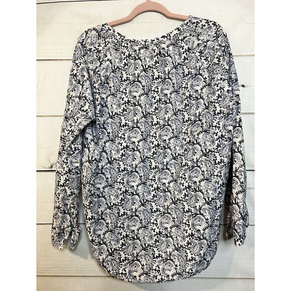 Xirena Gauze Top Relaxed fit Buttons Long Sleeve Women Size S - Picture 6 of 6